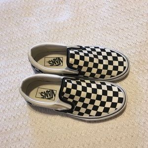 Checkered Vans women’s 6.5